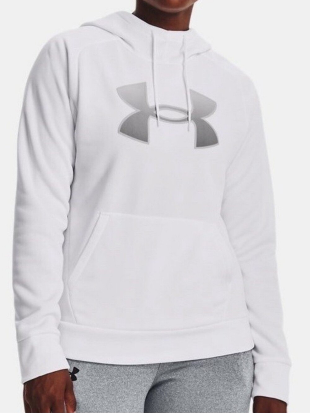 Ladies Unde Armor Fleece Logo Hoodie